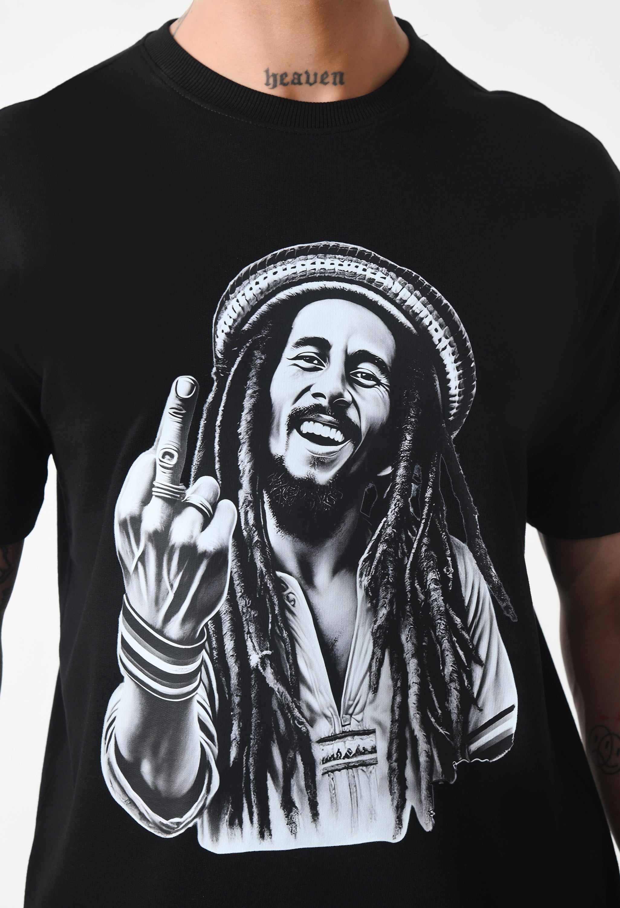 Bob Marley Premium Oversized T-Shirt for Men – Golden Roots Edition