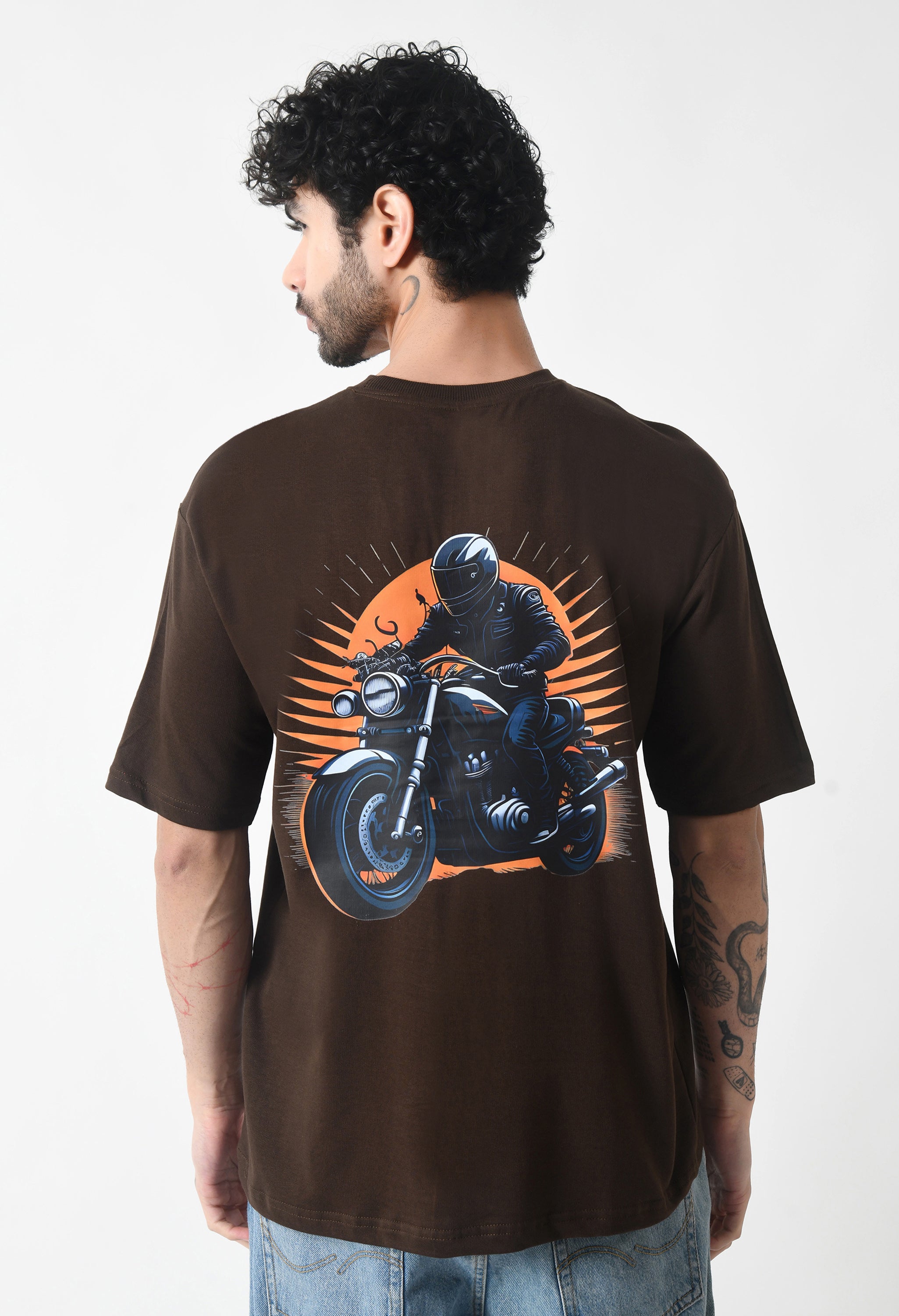 Bullet Boy Premium Oversized T-Shirt for Men – Turbo Heart Edition