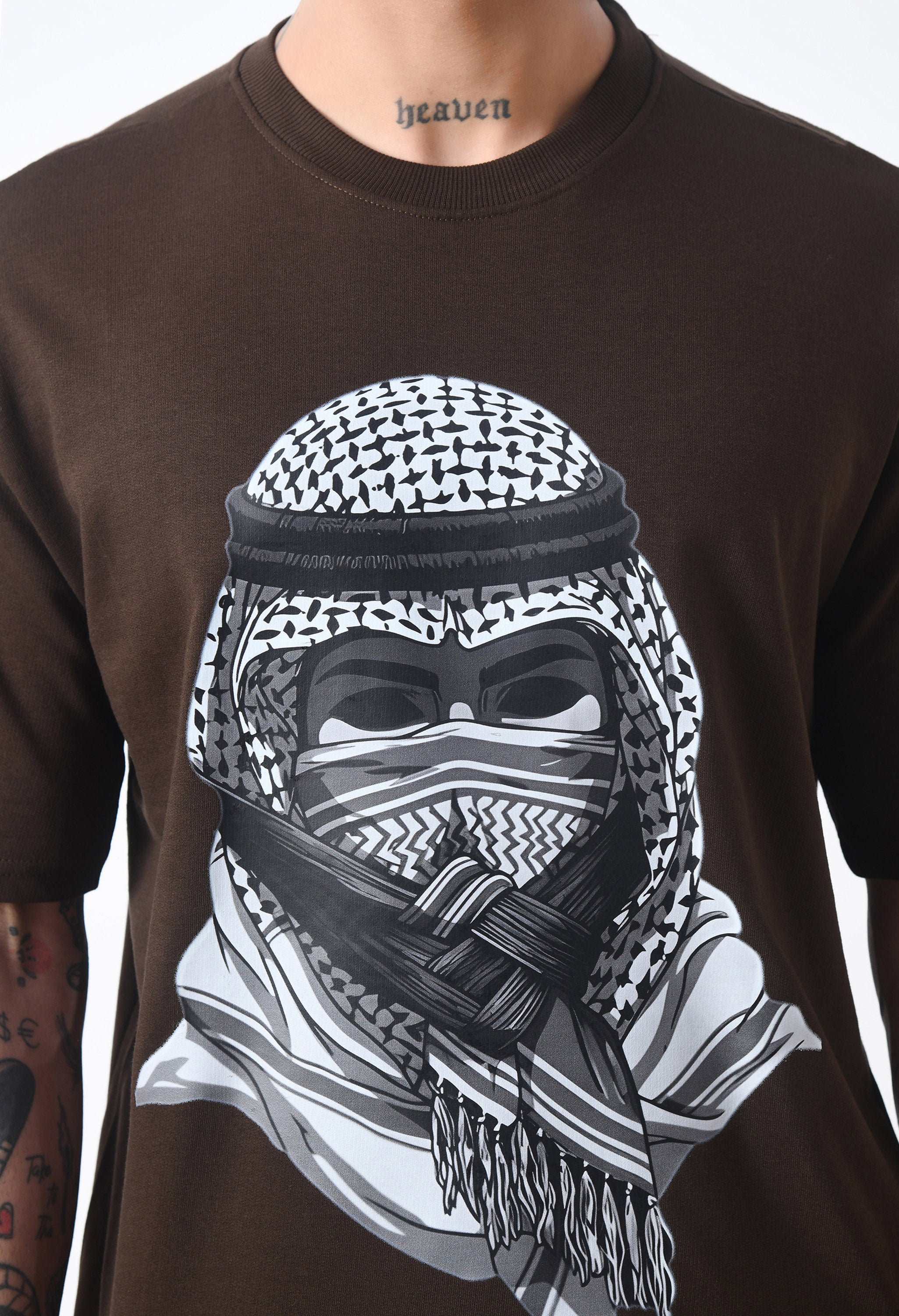 Mysterious Arab Man Premium Oversized T-Shirt for Men – Streetwear Icon