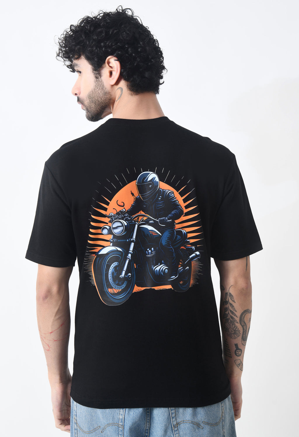 Bullet Boy Premium Oversized T-Shirt for Men – Turbo Heart Edition