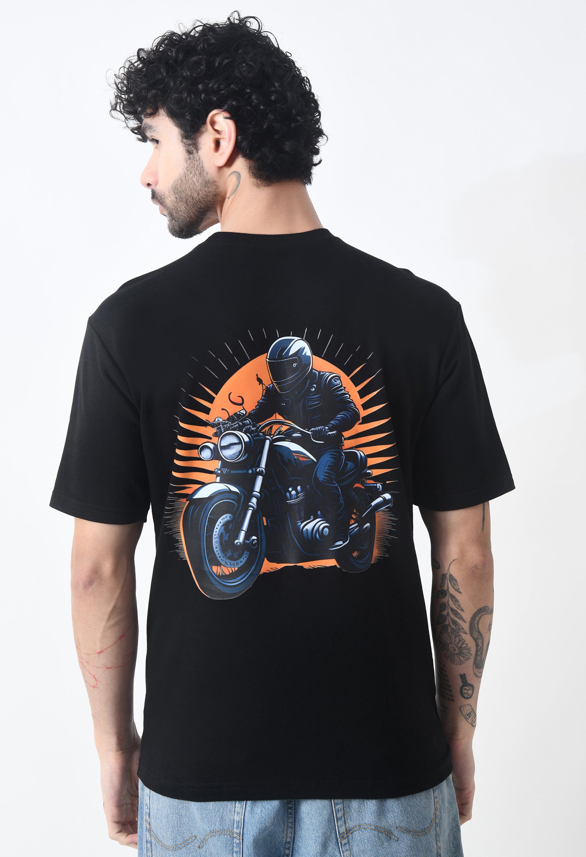 Bullet Boy Premium Oversized T-Shirt for Men – Turbo Heart Edition