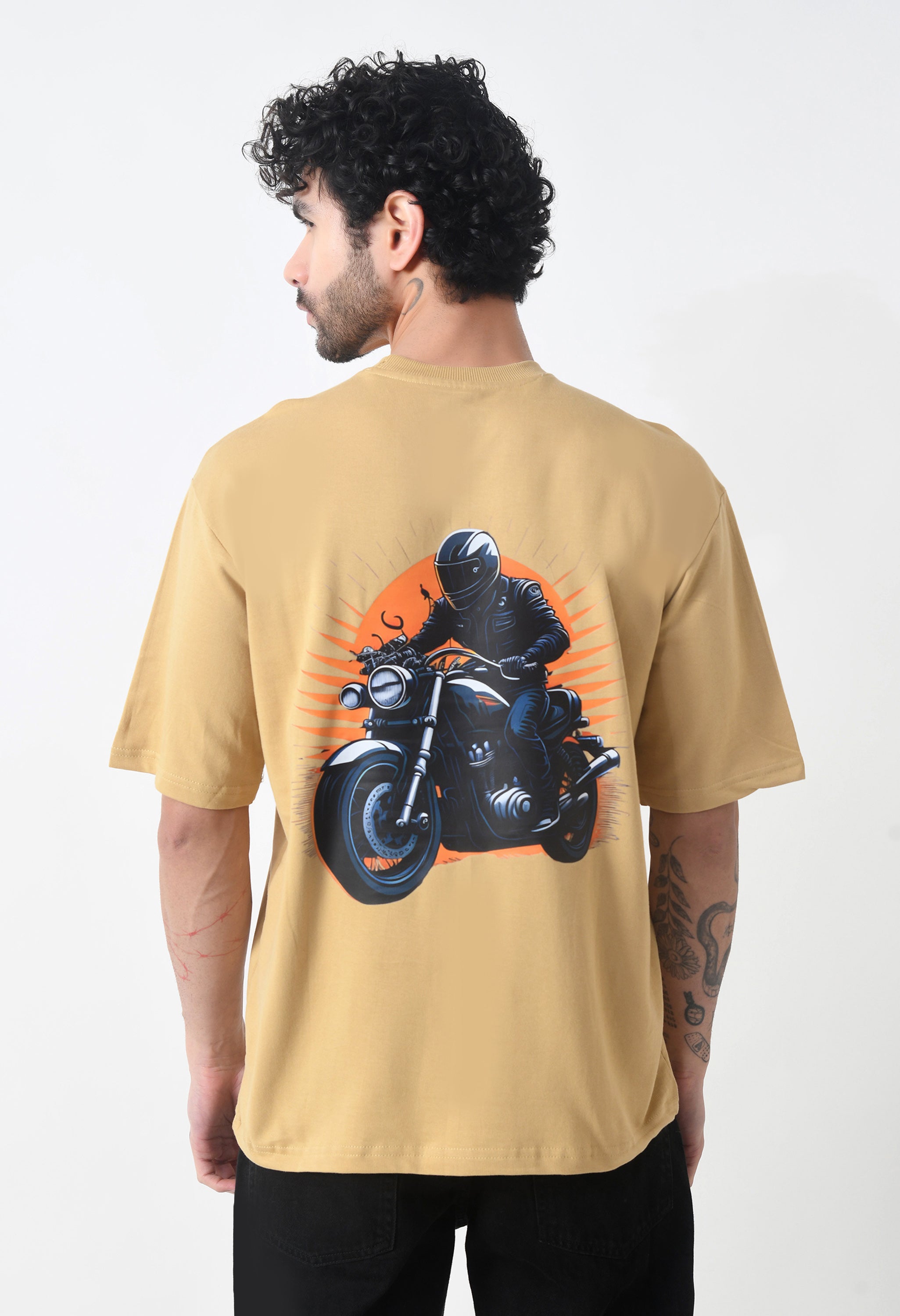 Bullet Boy Premium Oversized T-Shirt for Men – Turbo Heart Edition