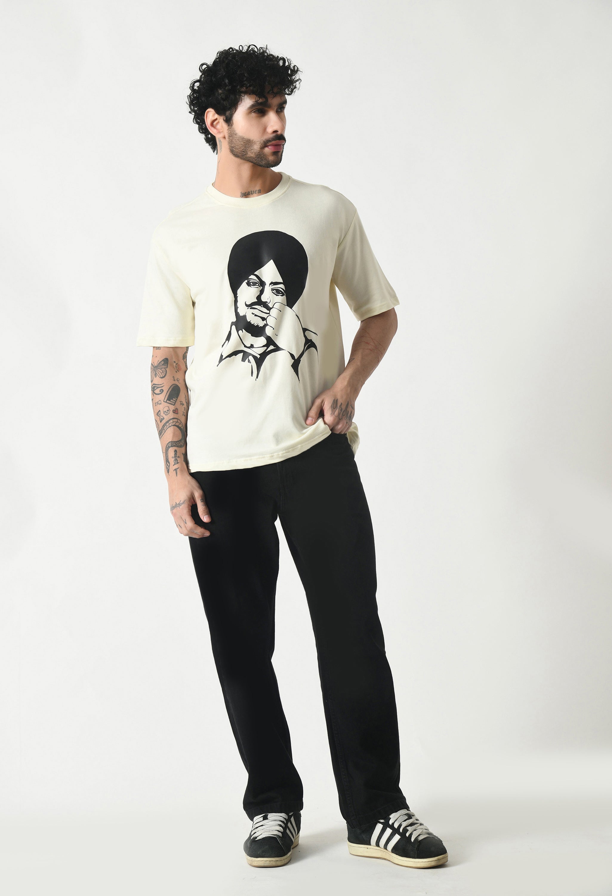Sidhu Premium Oversized T-Shirt for Men – Legacy Streetwear Edition