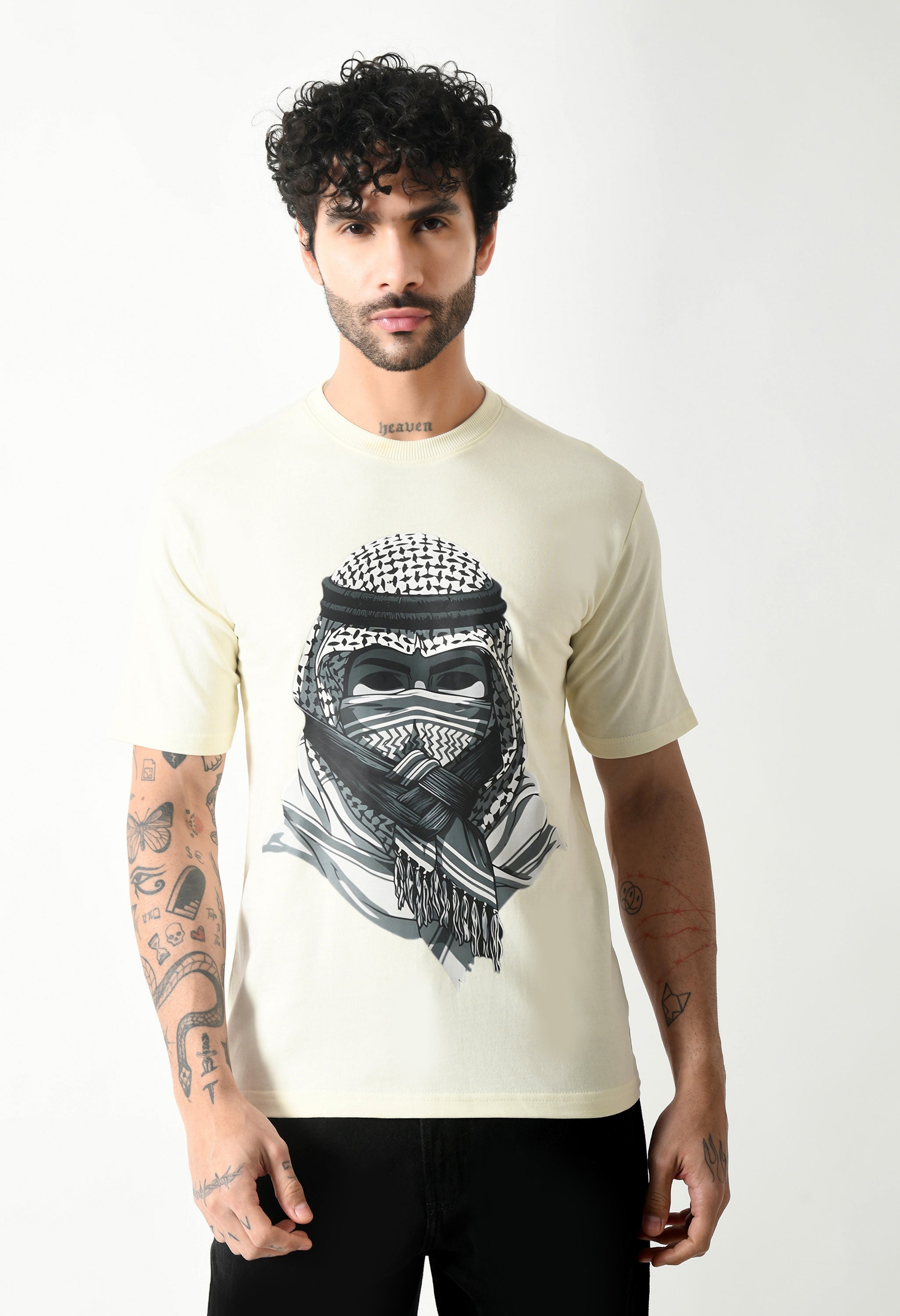 Mysterious Arab Man Premium Oversized T-Shirt for Men – Streetwear Icon