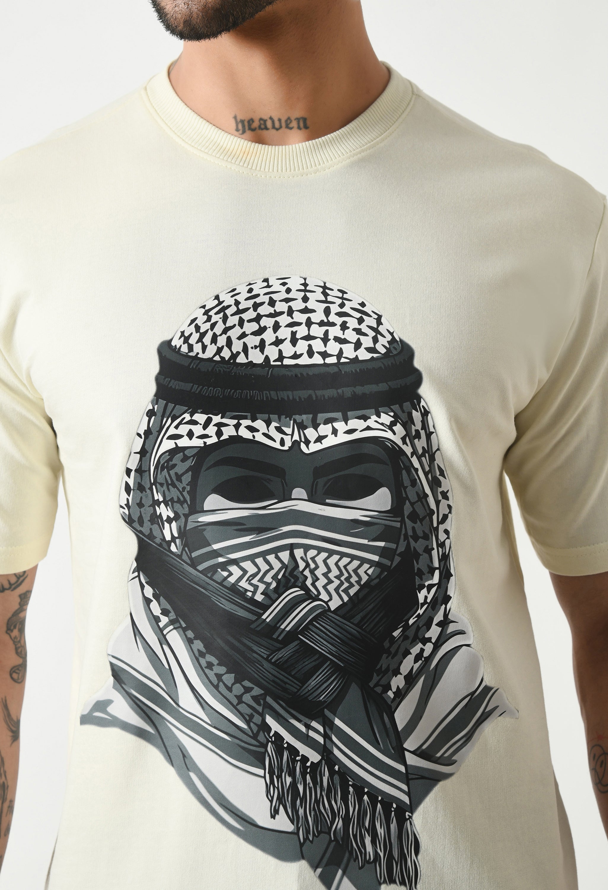 Mysterious Arab Man Premium Oversized T-Shirt for Men – Streetwear Icon