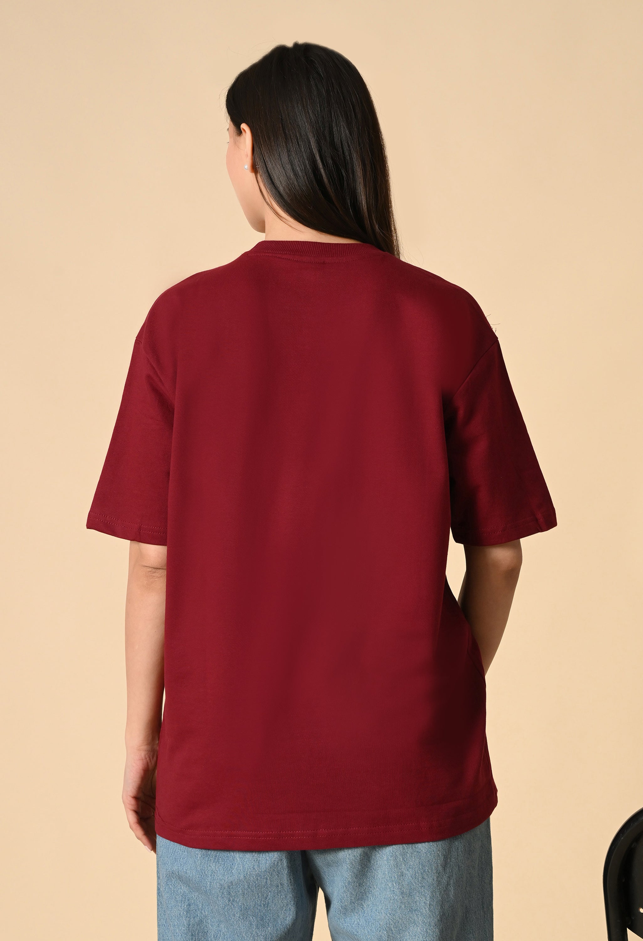 Hye Teddy Premium Oversized Tee for Girls – Soft Cotton Everyday Wear