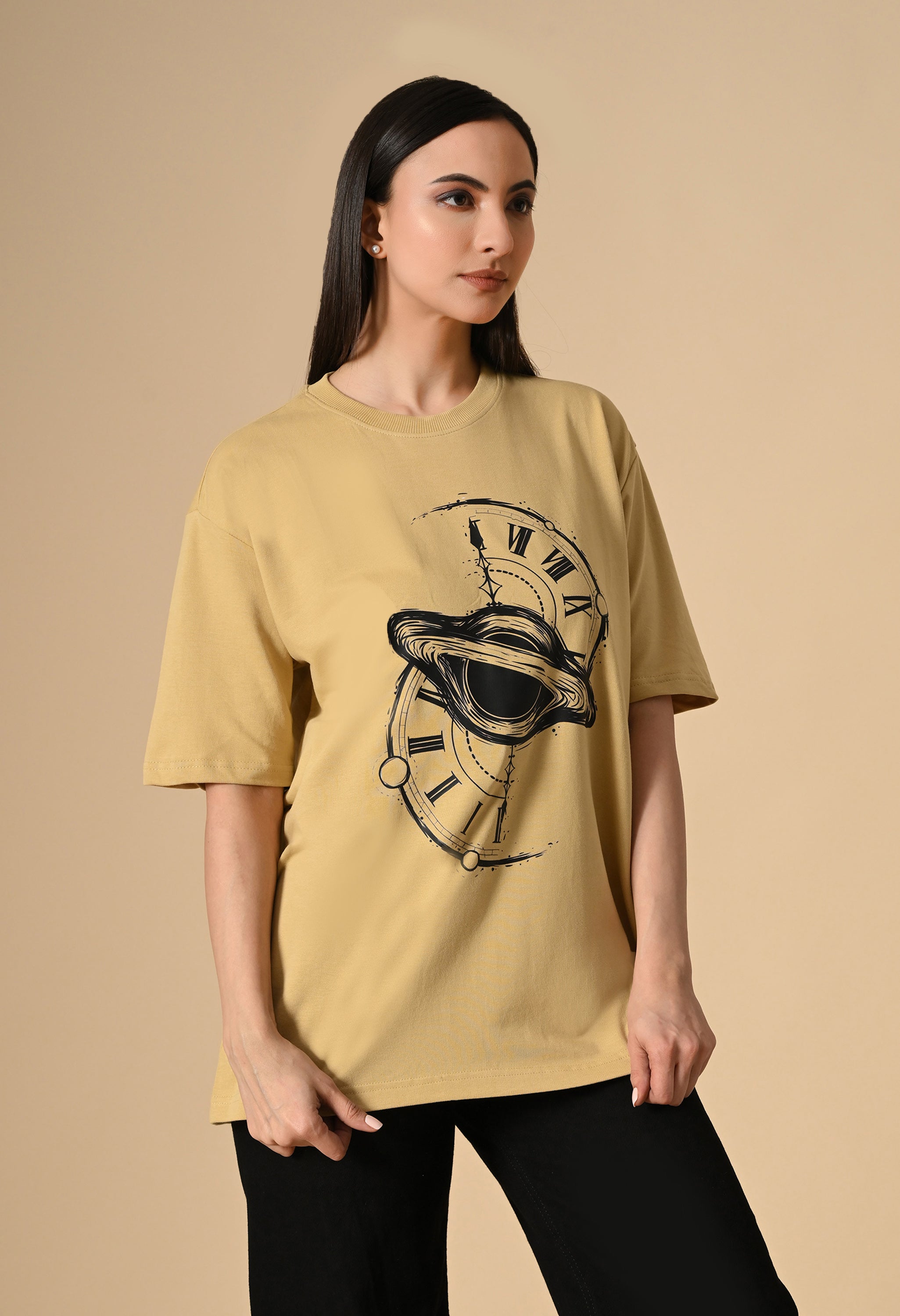 Time Space Premium Oversized T-Shirt – Luxury Streetwear Comfort Fit tee