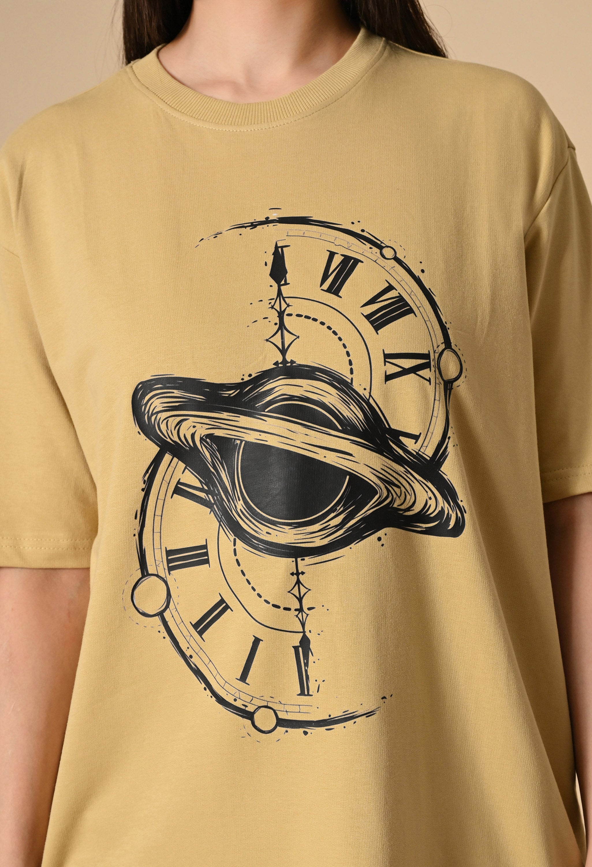 Time Space Premium Oversized T-Shirt – Luxury Streetwear Comfort Fit tee