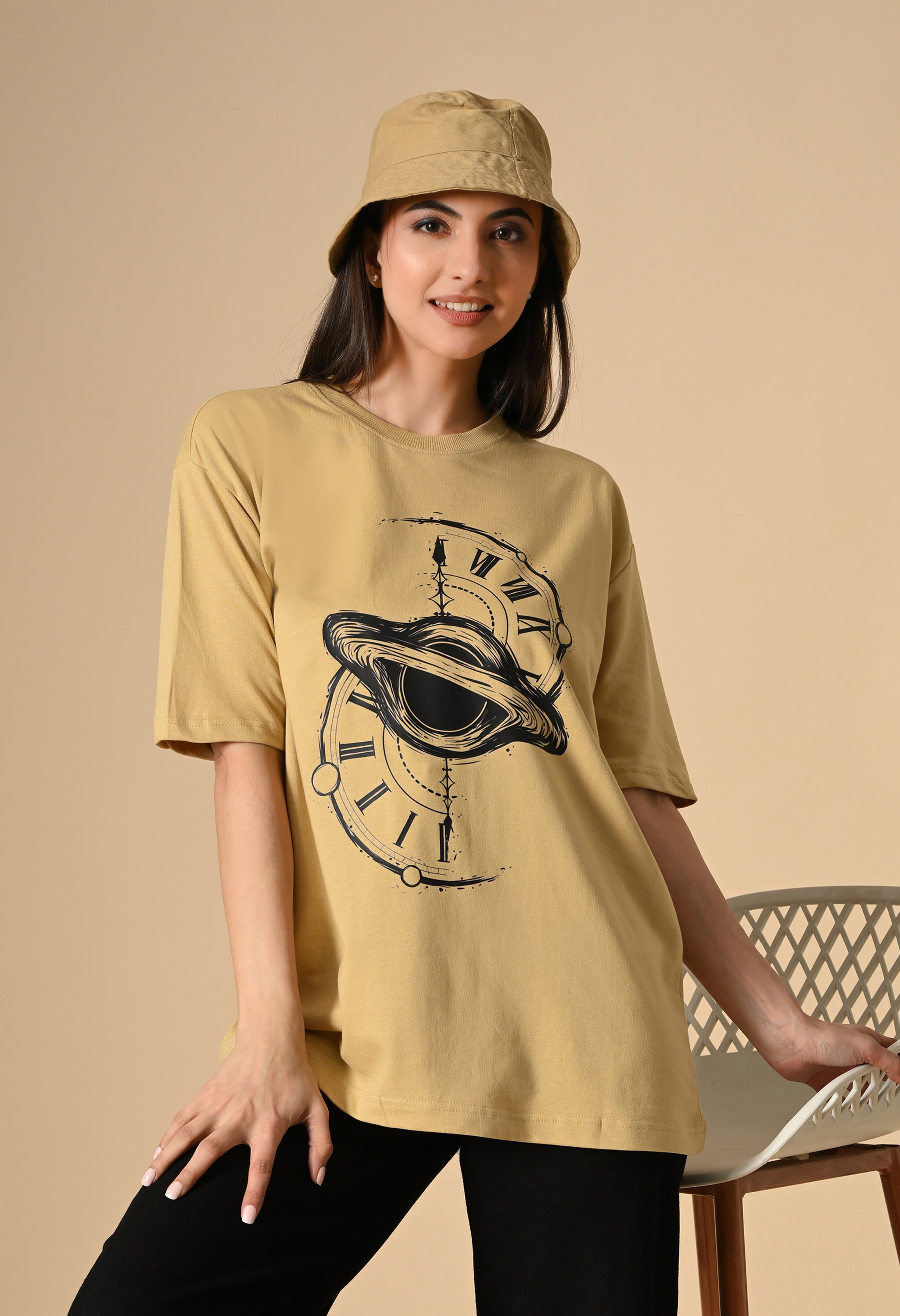 Time Space Premium Oversized T-Shirt – Luxury Streetwear Comfort Fit tee