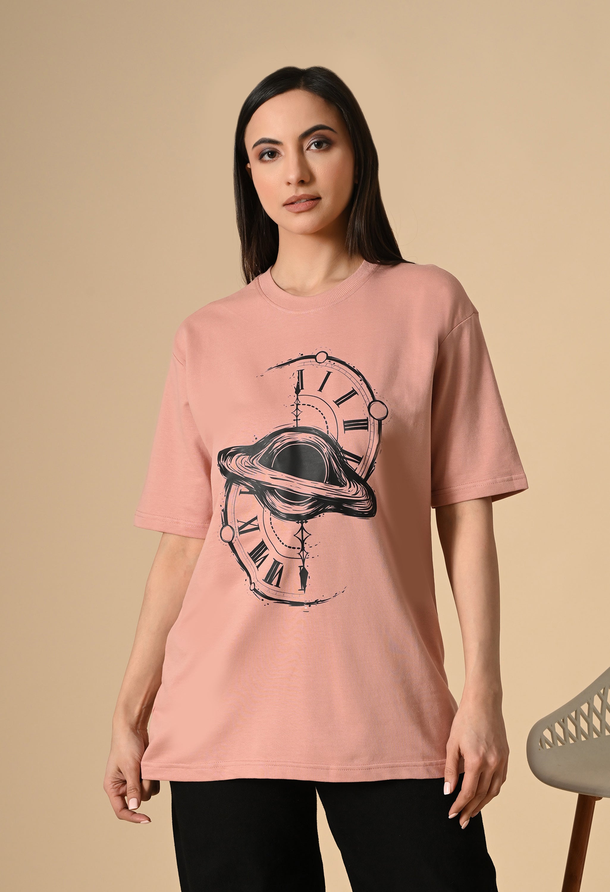 Time Space Premium Oversized T-Shirt – Luxury Streetwear Comfort Fit tee