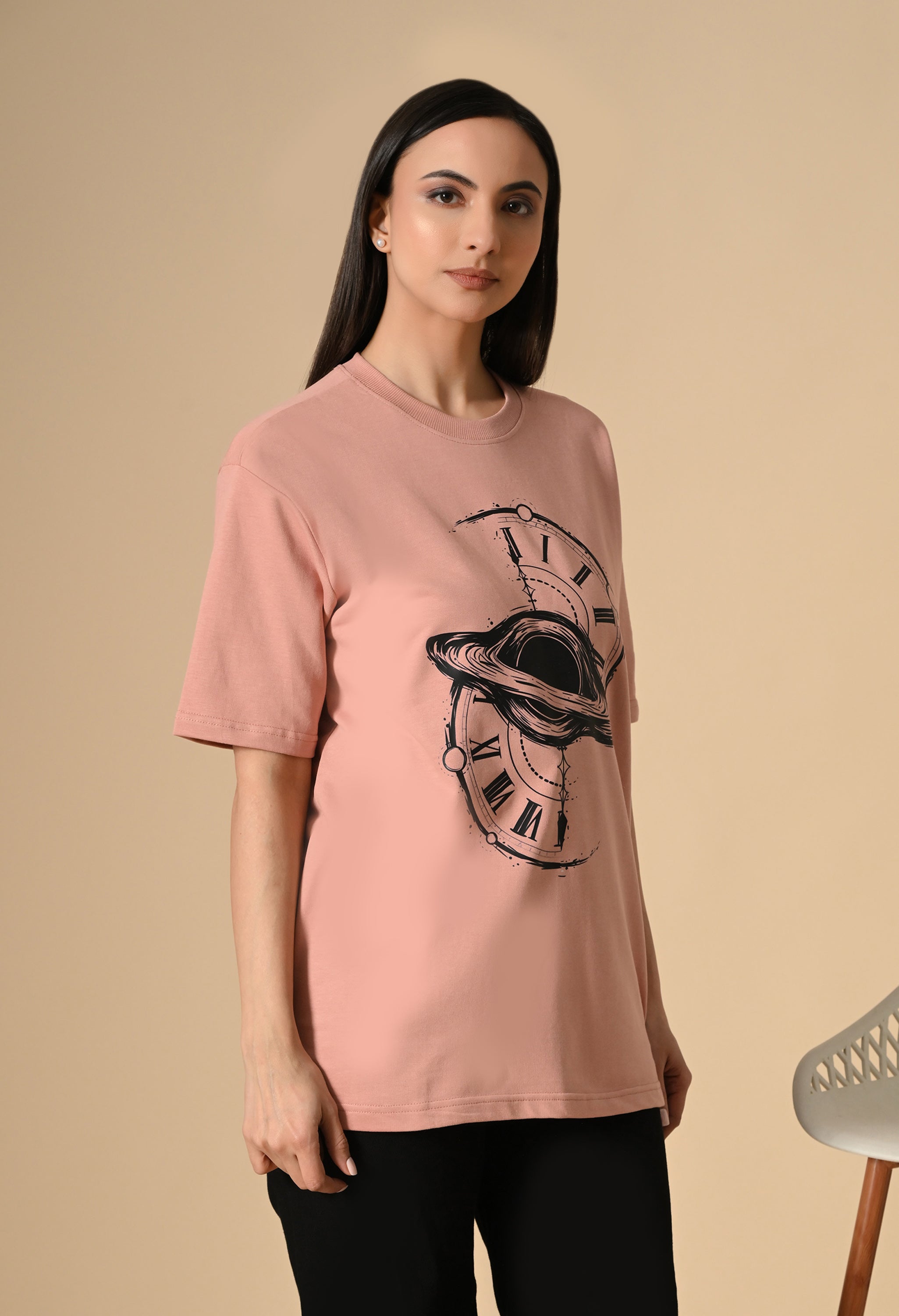 Time Space Premium Oversized T-Shirt – Luxury Streetwear Comfort Fit tee
