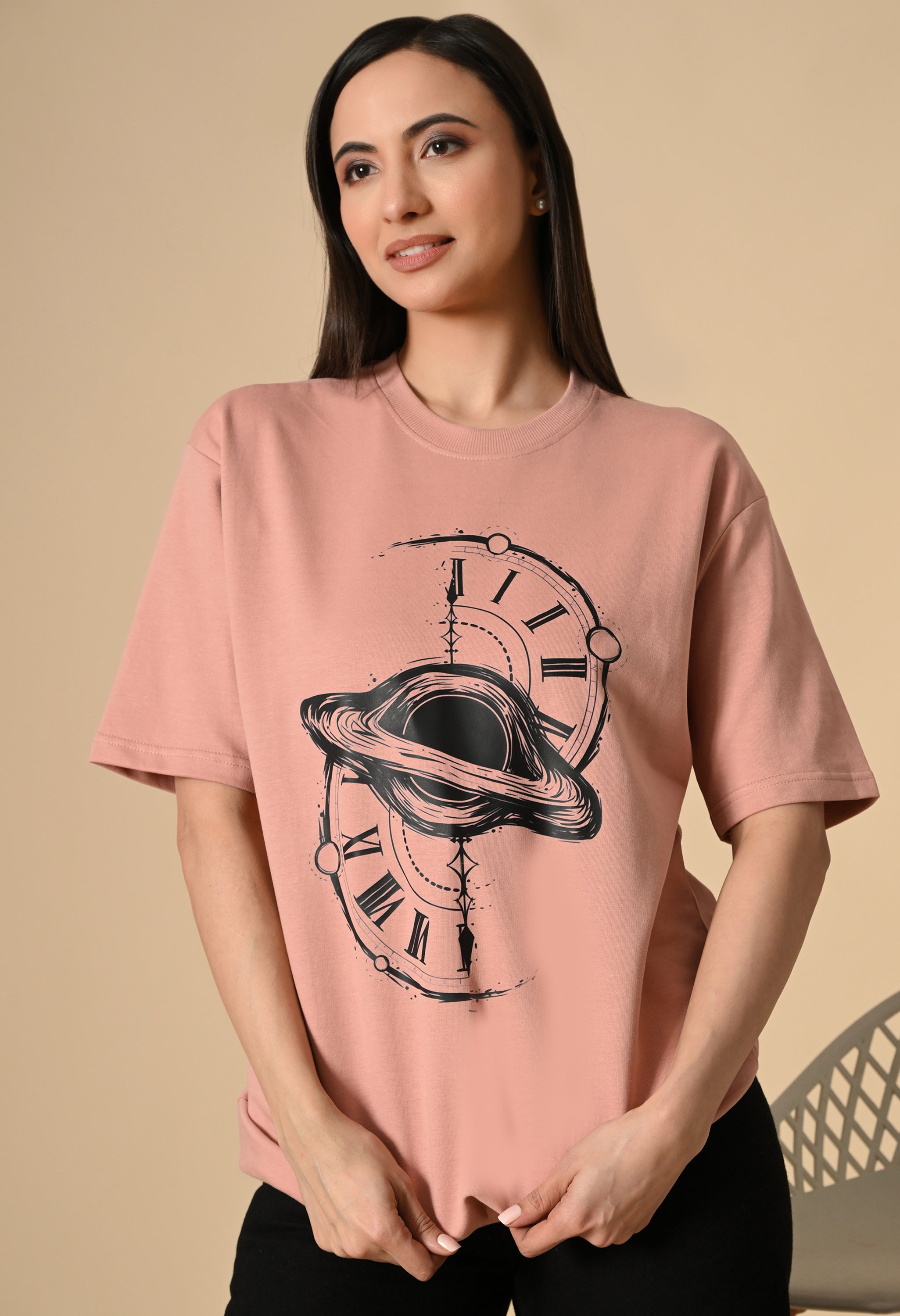 Time Space Premium Oversized T-Shirt – Luxury Streetwear Comfort Fit tee