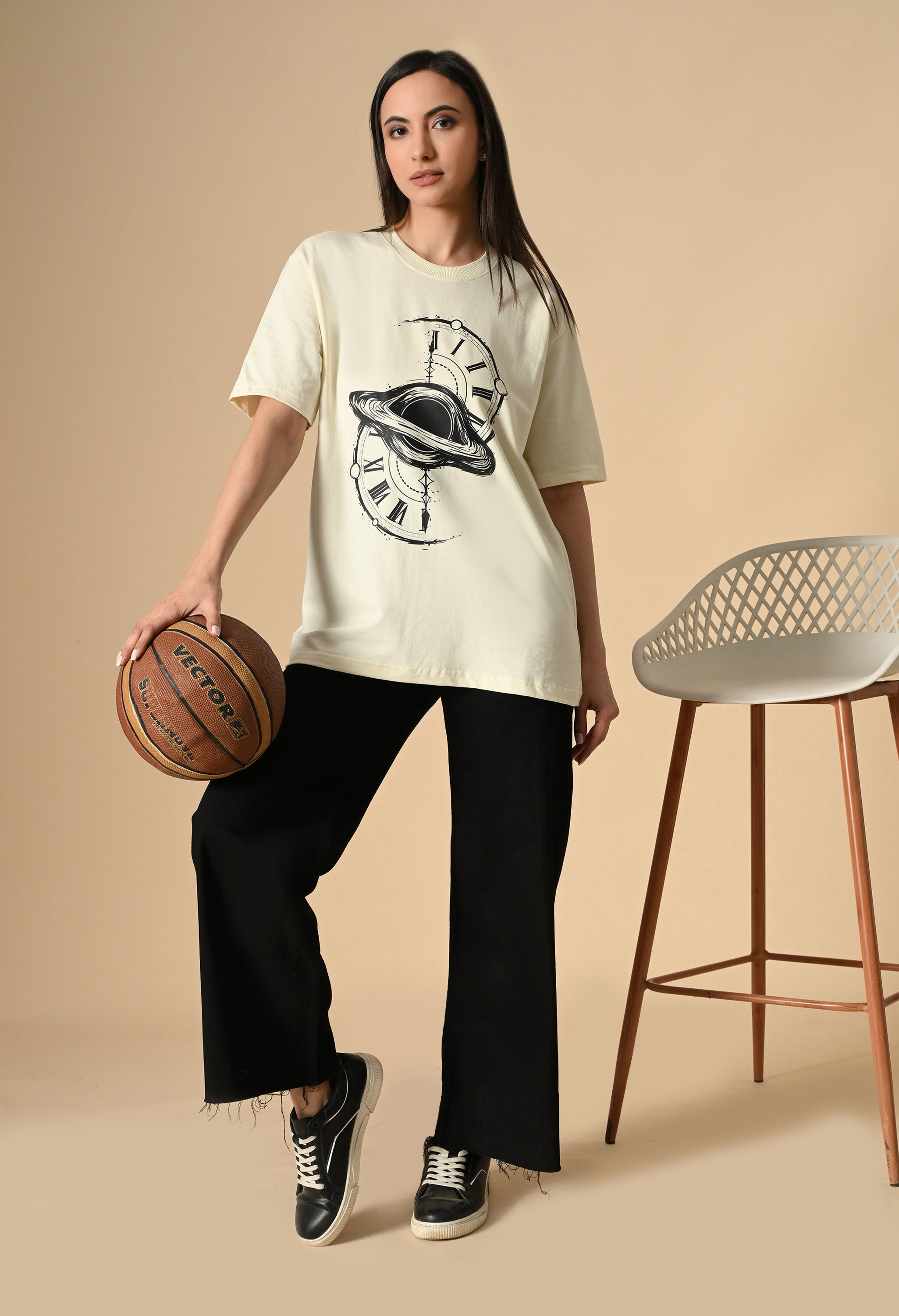 Time Space Premium Oversized T-Shirt – Luxury Streetwear Comfort Fit tee