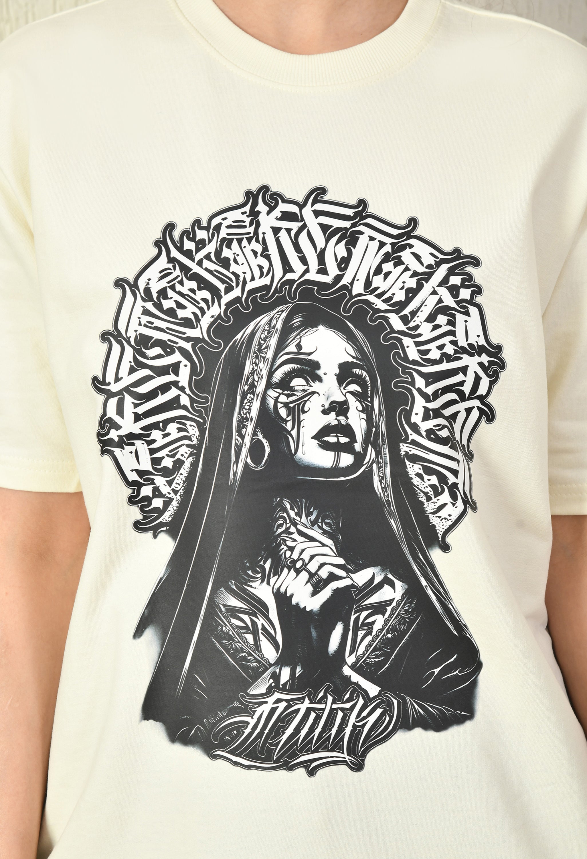 Devil Girl Premium Oversized Tee for Girls – Trendy Street Style Essential