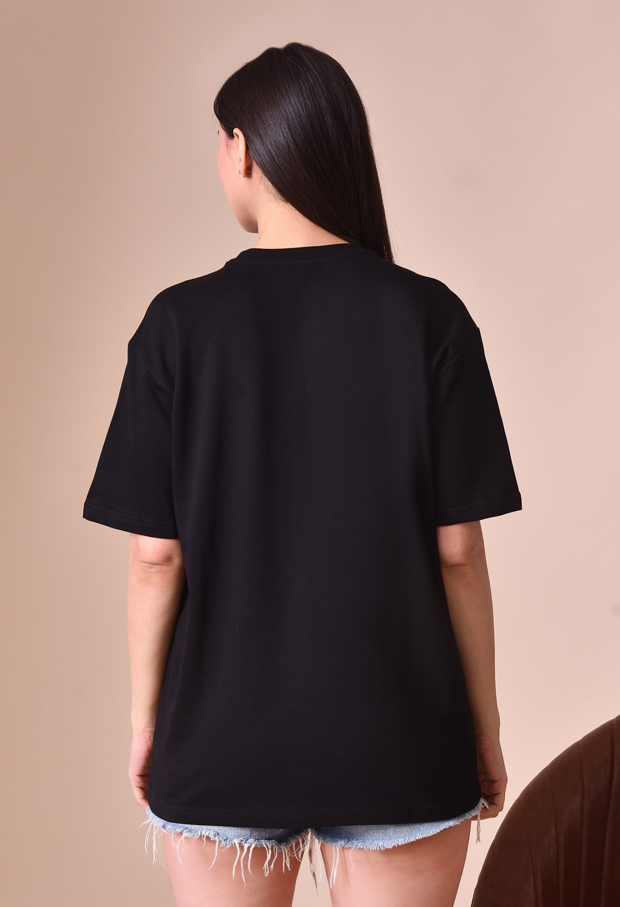 Coffee Book Premium Oversized Tee – Trendy Comfort Fit for Women