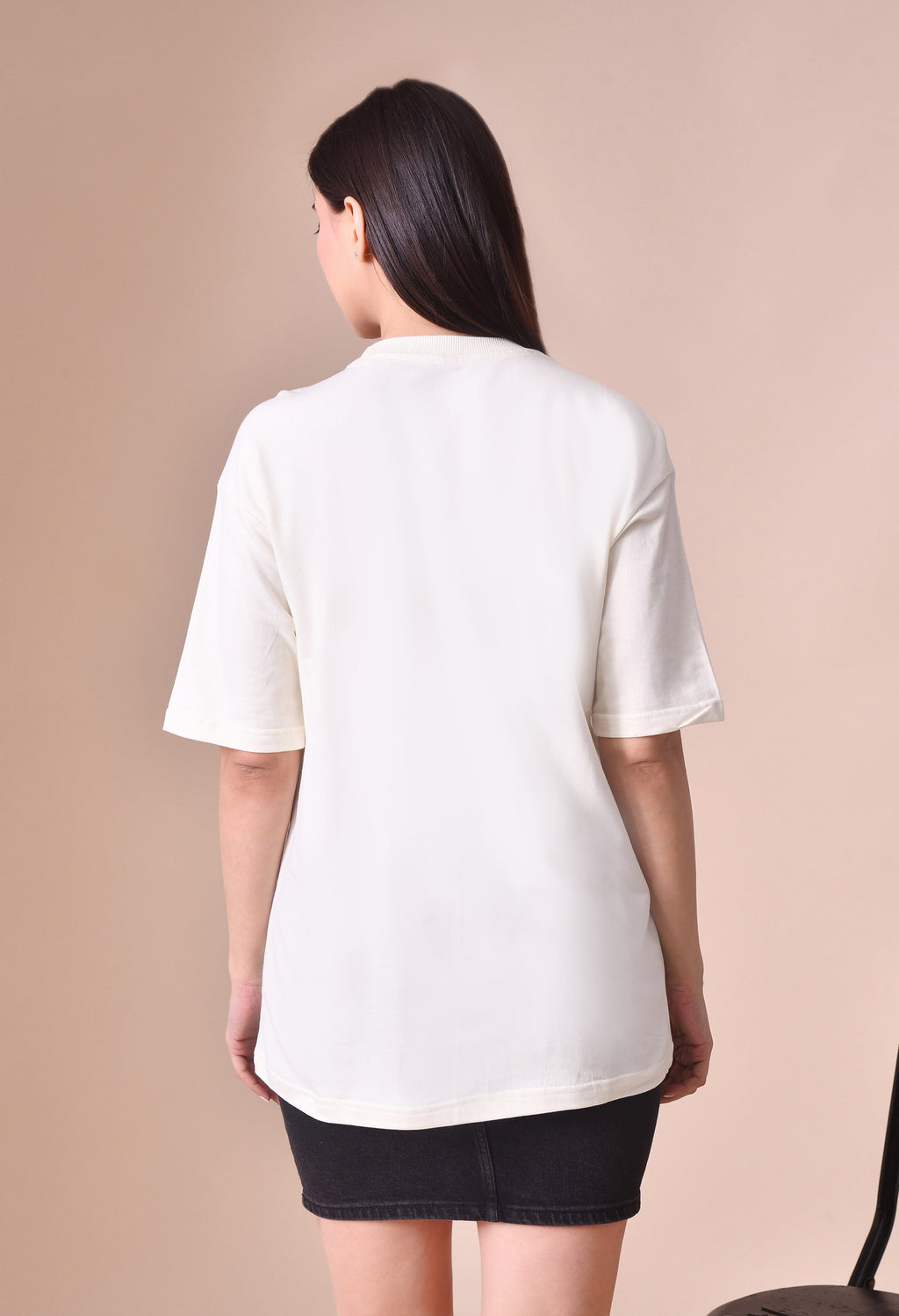 Biker Girl Premium Oversized T-Shirt for Women – Bold Street Style Comfort Fit Tee