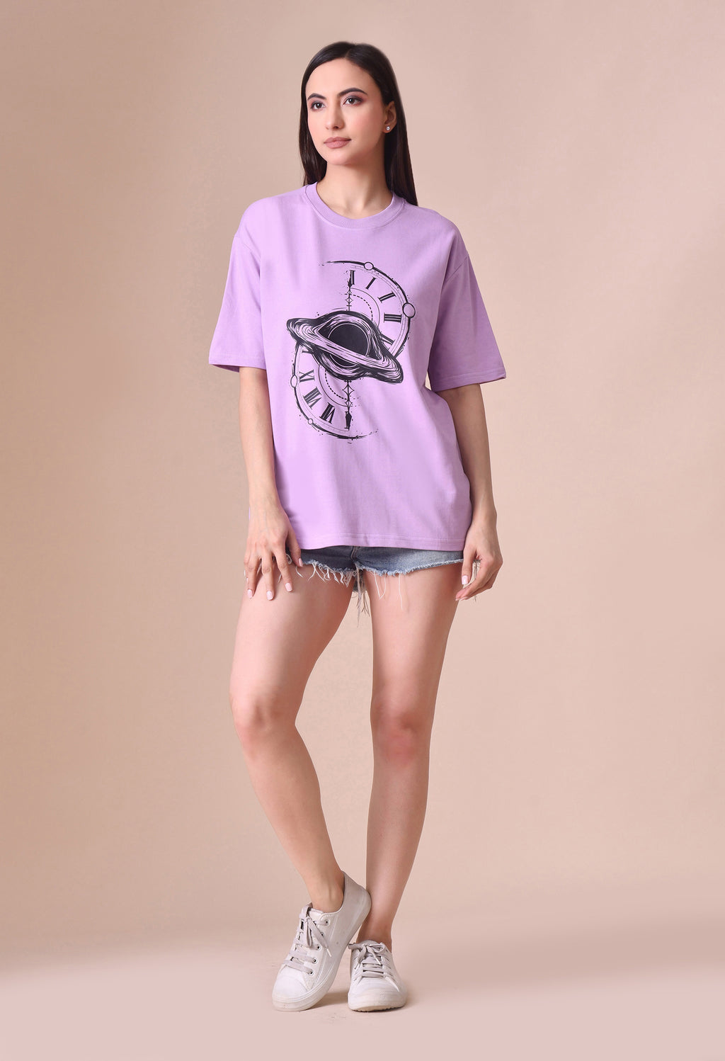 Time Space Premium Oversized T-Shirt – Luxury Streetwear Comfort Fit tee