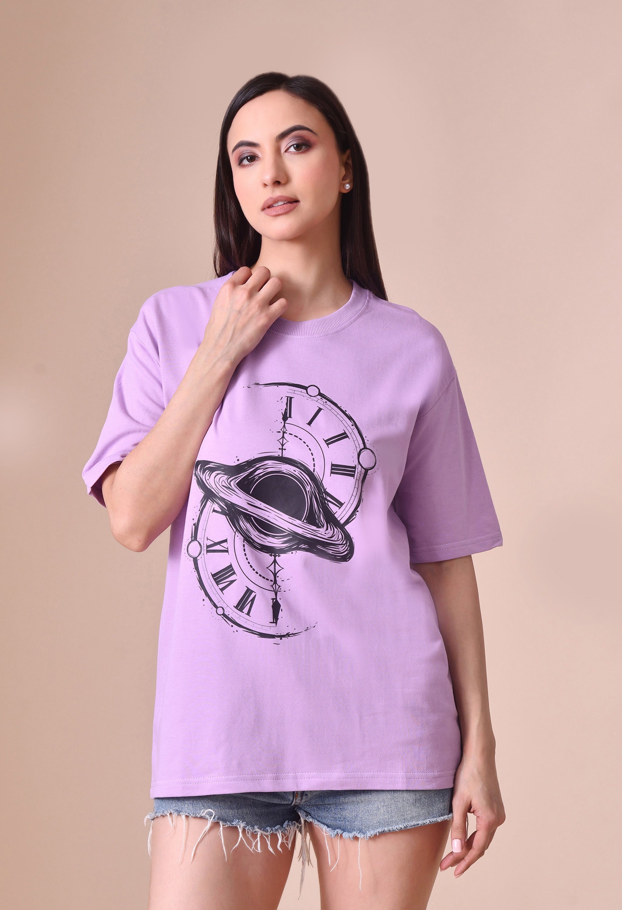 Time Space Premium Oversized T-Shirt – Luxury Streetwear Comfort Fit tee