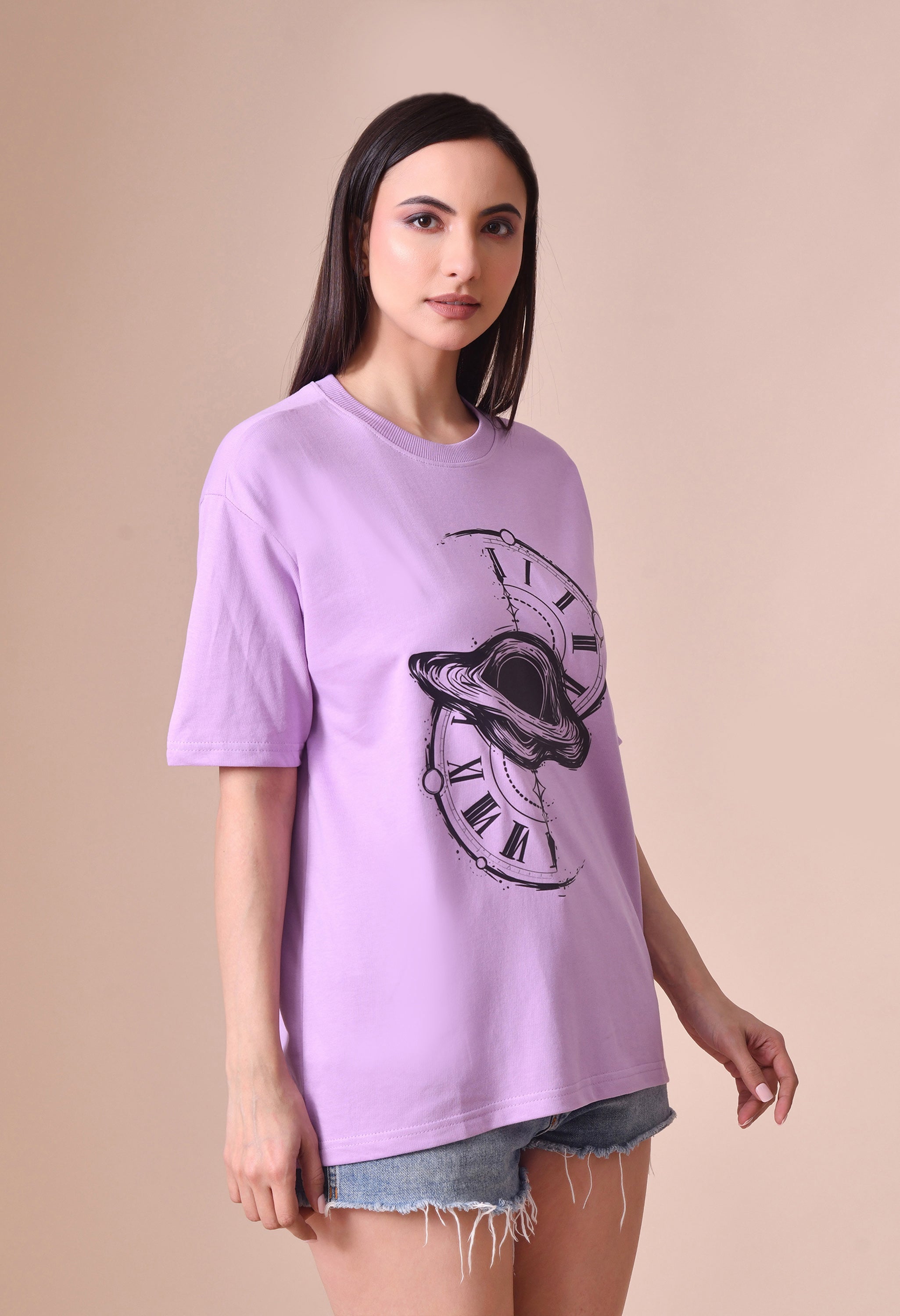 Time Space Premium Oversized T-Shirt – Luxury Streetwear Comfort Fit tee