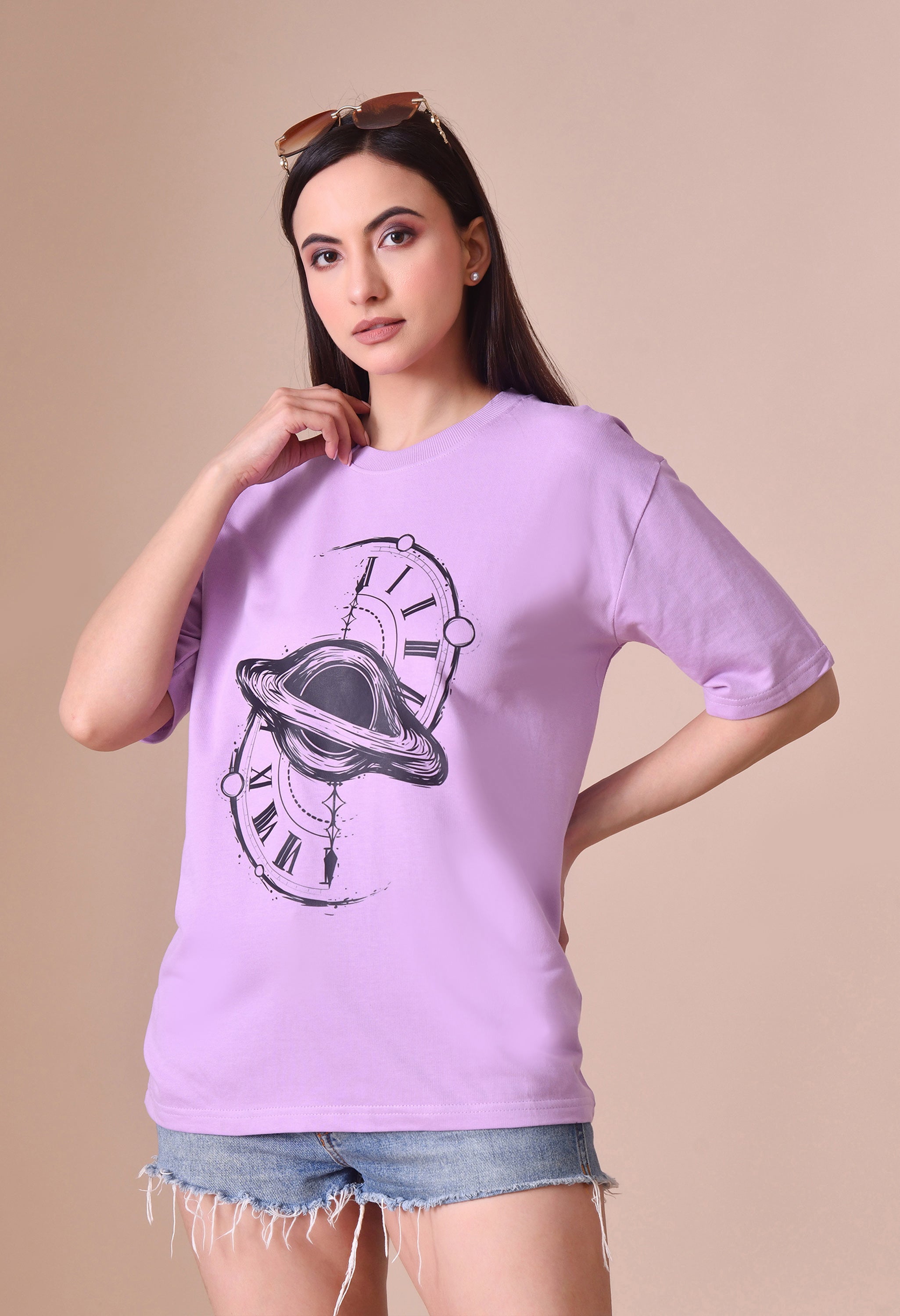 Time Space Premium Oversized T-Shirt – Luxury Streetwear Comfort Fit tee